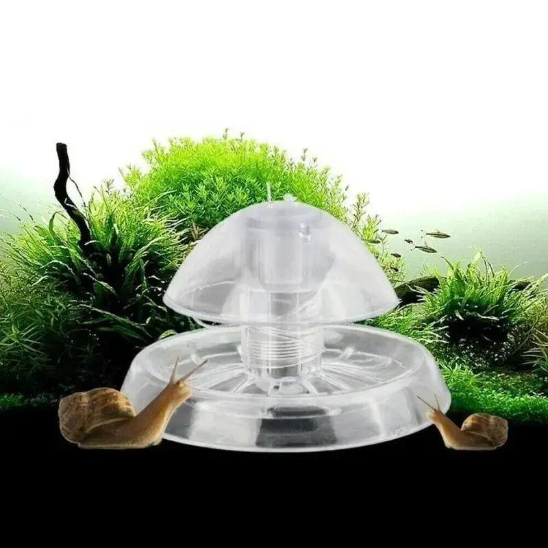 Aquarium For Planted Tank - กับดักหอยทากพลาสติกใสขนาด 6/8 ซม. รุ่นใหม่ ปี 2026