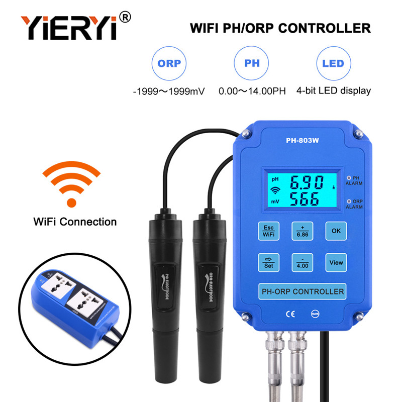 Planted Aquarium Test Kit - Yieryi Digital PH WiFi ORP Redox