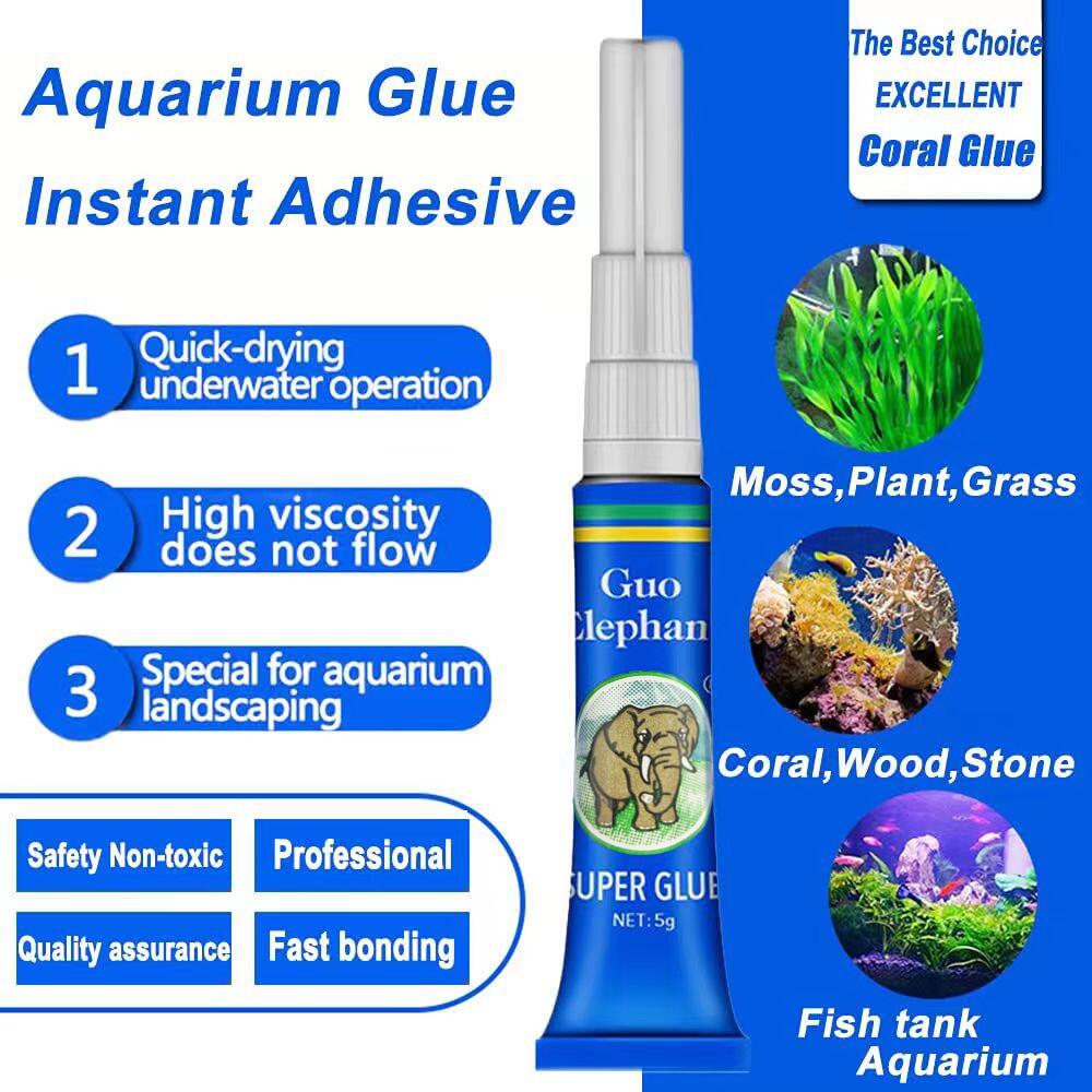 Aquarium Plant Glue Gel - Aquarium กาวกาวทันที Multi-Purpose Aquarium MOSS กาวสําหรับพืชและ