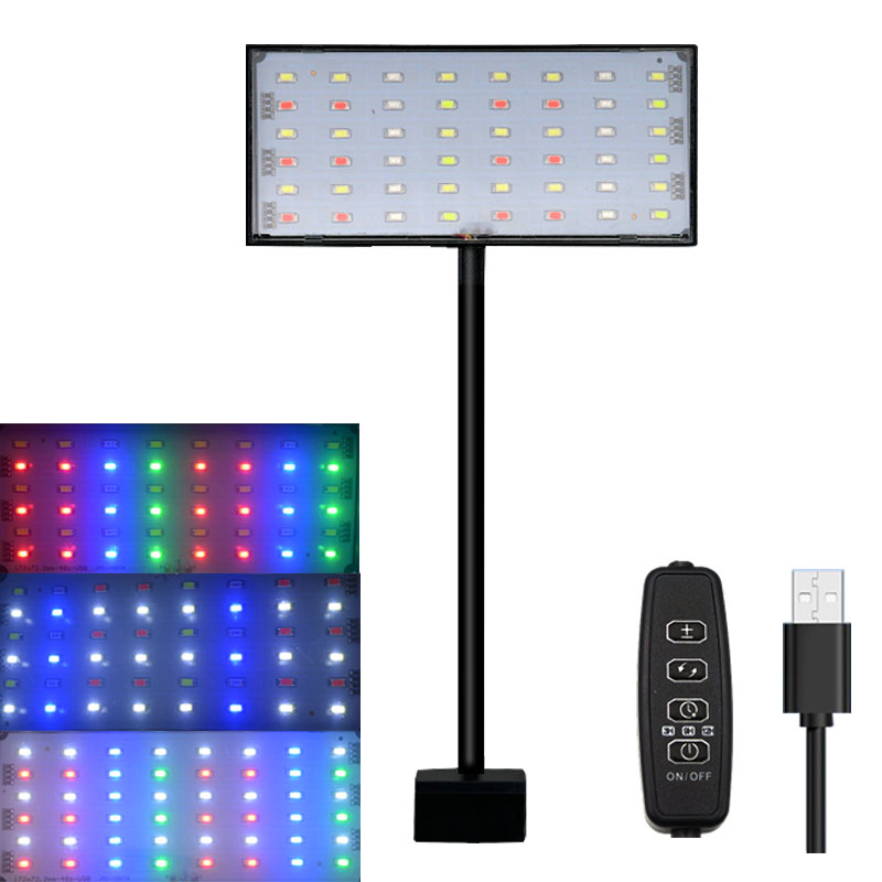 Led Planted Tank Light - ไฟ LED สเปกตรัมเต็มสำหรับตู้ปลา พร้อมตั้งเวลาการทำงาน ปรับได้ 3