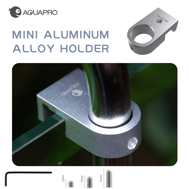 Planted Aquarium Accessories - พิพิธภัณฑ์สัตว์น้ํามินิอลูมิเนียมอัลลอยด์ยึดยึดน้ําปลาพืชถังให้อาหารC Lampsท่อน้ํากรองอุปกรณ์เสริมโฟม