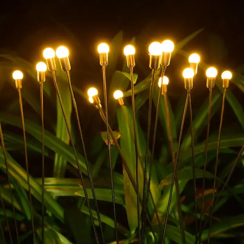 Led Planted Tank Light - ไฟทางเดินโซลาร์เซลล์กลางแจ้ง กันน้ำ 6/8/10 หัว ไฟ LED