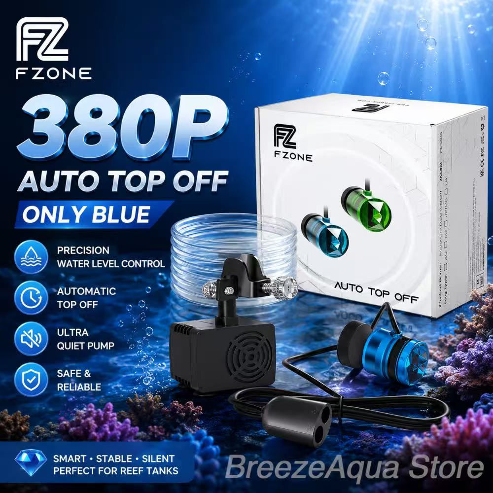 Planted Aquarium Accessories - ระบบเติมน้ำอัตโนมัติ FZONE ATO-380P สำหรับตู้ปลา พร้อมปั๊มน้ำอัจฉริยะ อุปกรณ์เสริมอัตโนมัติสำหรับตู้ปลา