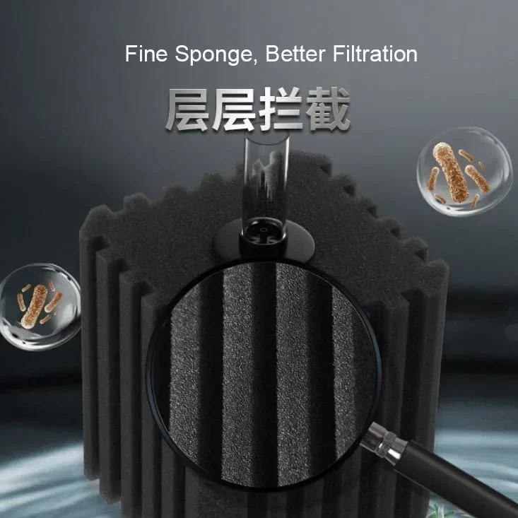ตัวกรองฟองน้ำชีวภาพขนาดใหญ่สำห - Planted Aquarium Accessories บทวิจารณ์และราคา