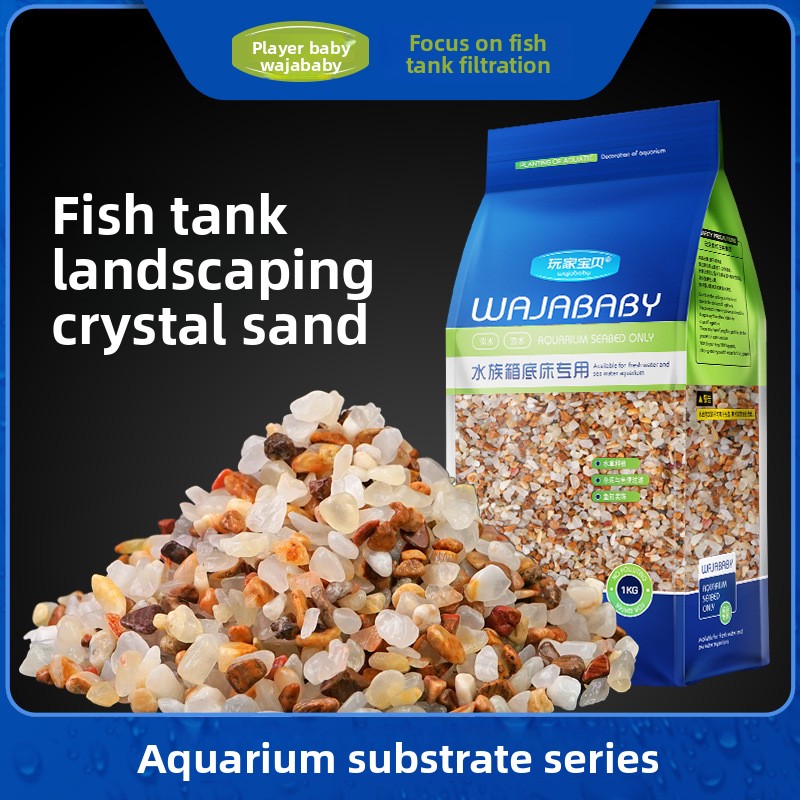 ทรายแม่น้ำคริสตัลธรรมชาติ WAJA - Aquarium Sand White บทวิจารณ์และราคา