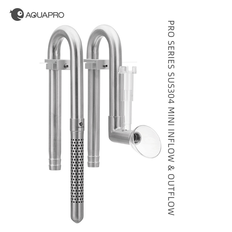 AQUAPRO มินิสแตนเลสไหลเข้า Out - Planted Aquarium Accessories บทวิจารณ์และราคา