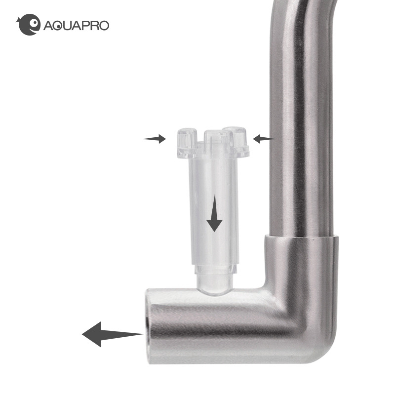 AQUAPRO มินิสแตนเลสไหลเข้า Out - Planted Aquarium Accessories บทวิจารณ์และราคา