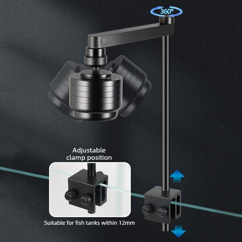 ไฟตู้ปลา LED 3 สี กันน้ำ ปรับไ - Led Planted Tank Light บทวิจารณ์และราคา