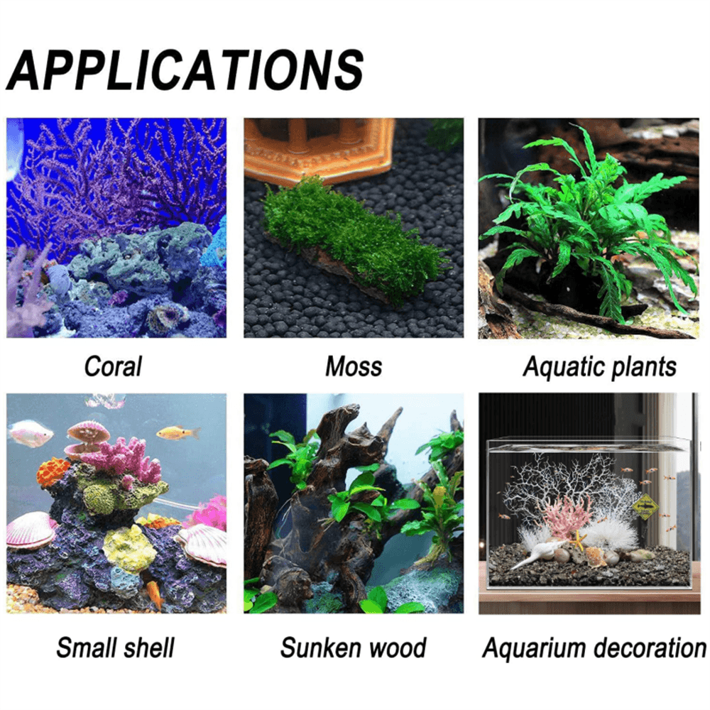 Aquarium กาวกาวทันที Multi-Pur - Aquarium Plant Glue Gel บทวิจารณ์และราคา