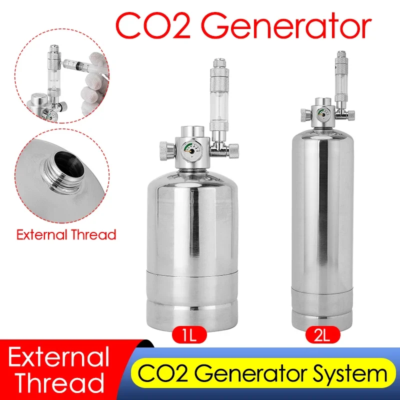 1L/2L Aquarium CO2 เครื่องกําเ - Planted Aquarium Kit บทวิจารณ์และราคา