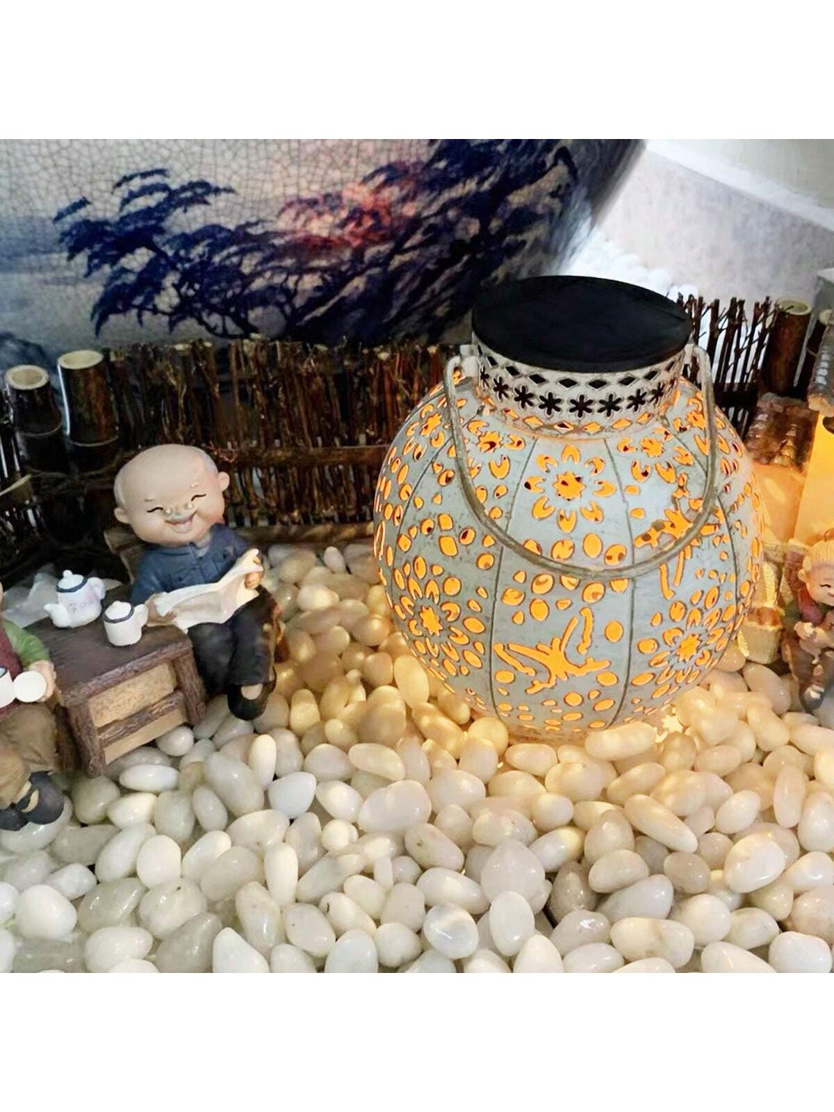 River Rocks ตกแต่งประดับสีขาว  - Aquarium Sand White บทวิจารณ์และราคา