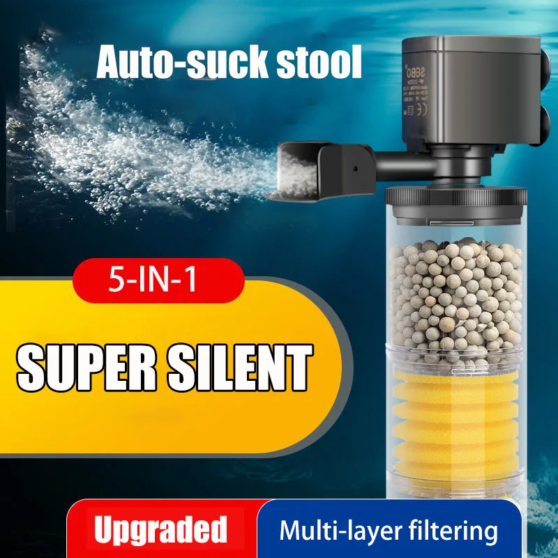 220V 50Hz Silent Filter สําหรั - Planted Aquarium Accessories บทวิจารณ์และราคา