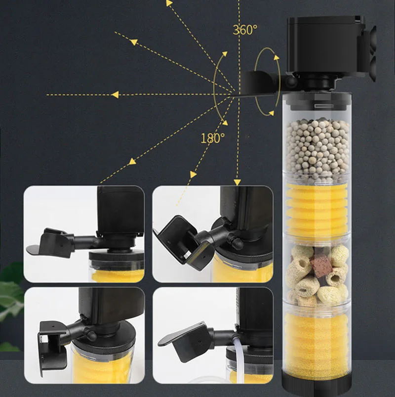 220V 50Hz Silent Filter สําหรั - Planted Aquarium Accessories บทวิจารณ์และราคา