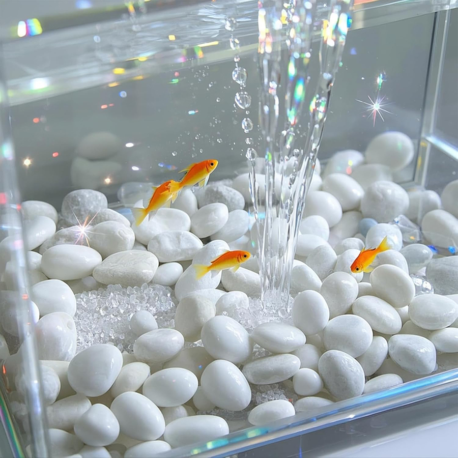 ชุดตกแต่งตู้ปลา 400 กรัม หินชน - Aquarium Sand White บทวิจารณ์และราคา