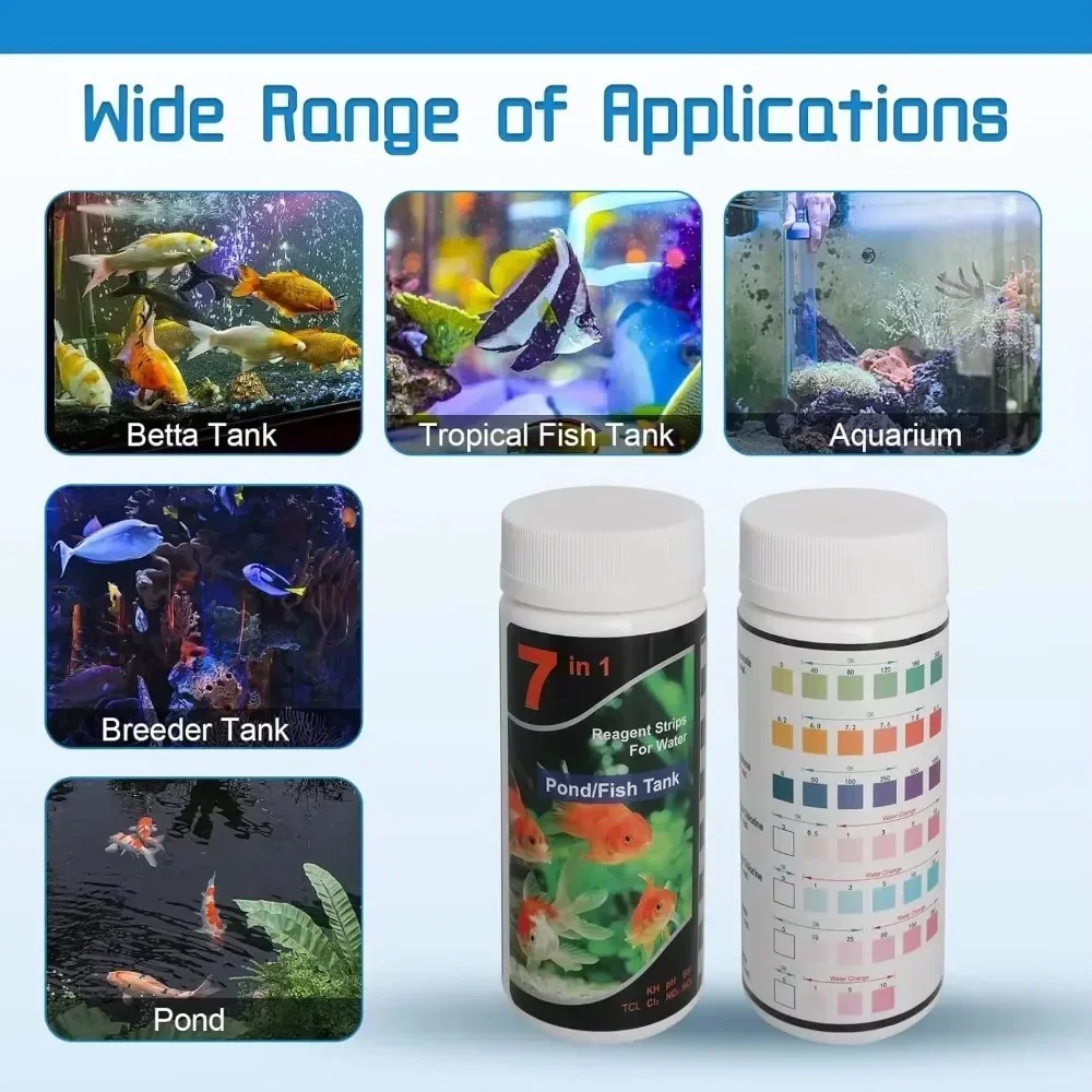 แผ่นทดสอบค่า pH สำหรับน้ำในตู้ - Planted Aquarium Test Kit บทวิจารณ์และราคา