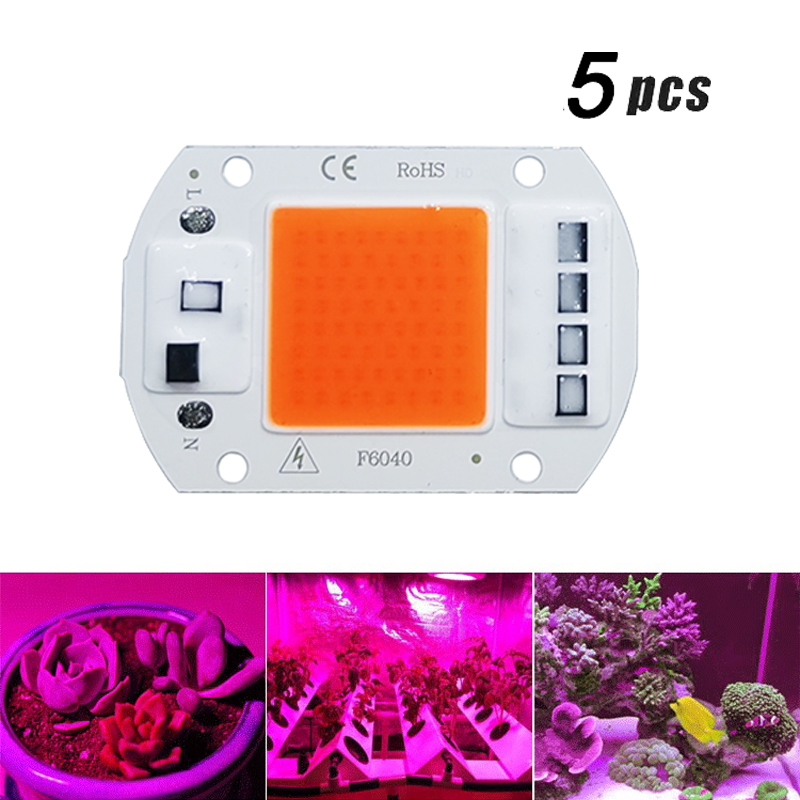 5 ชิ้น LED Grow COB ชิปเต็มสเป - Led Planted Tank Light บทวิจารณ์และราคา