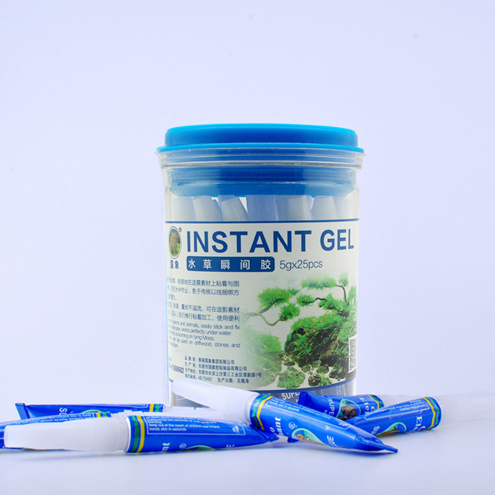20-5 ชิ้นถังปลาภูมิทัศน์ Moss  - Aquarium Plant Glue Gel บทวิจารณ์และราคา