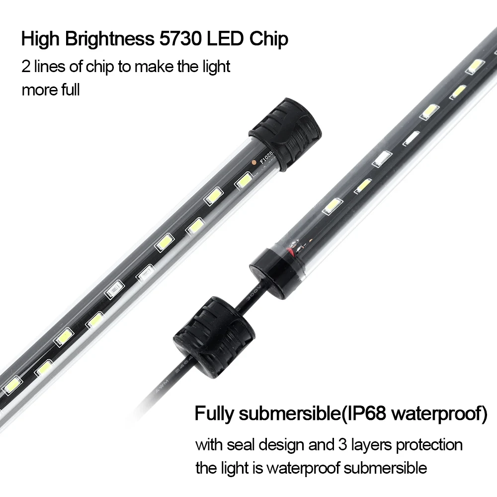 58 ซม.Aquarium Light LED Plant - Led Planted Tank Light บทวิจารณ์และราคา