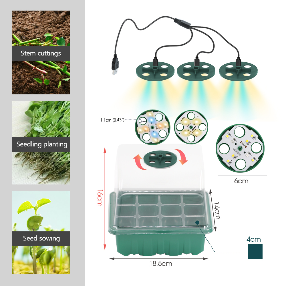 LED เนอสเซอรี่หม้อ Grow Light  - Led Planted Tank Light บทวิจารณ์และราคา