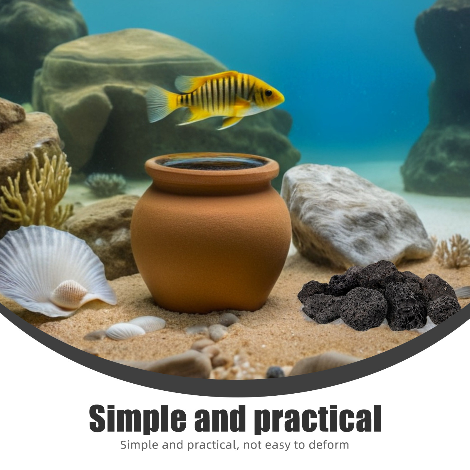 หินภูเขาไฟธรรมชาติ 1 แพ็ค ขนาด - Aquarium For Planted Tank บทวิจารณ์และราคา