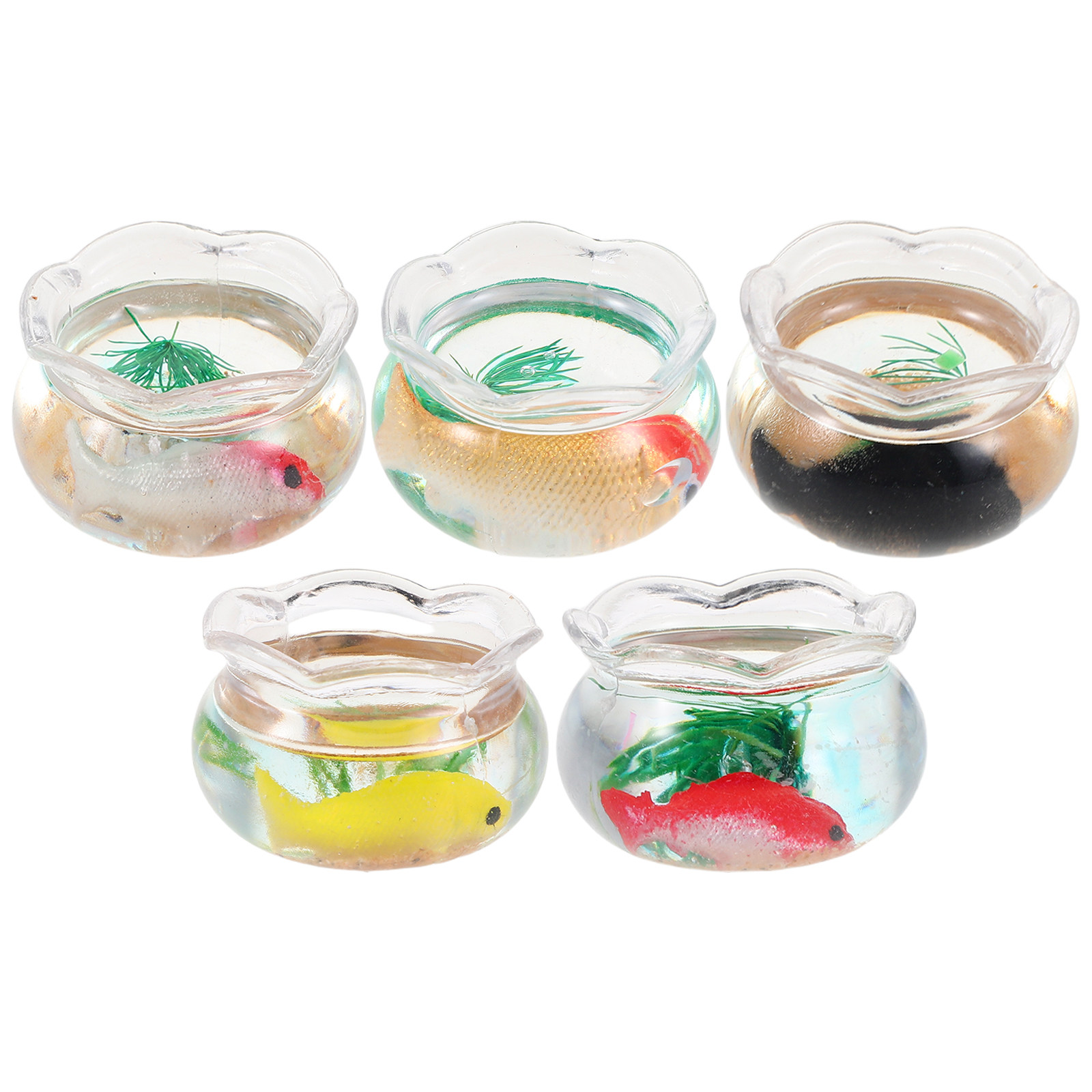 ตู้ปลาขนาดเล็ก 5 ชิ้น ทรงกลม ส - Aquarium For Planted Tank บทวิจารณ์และราคา